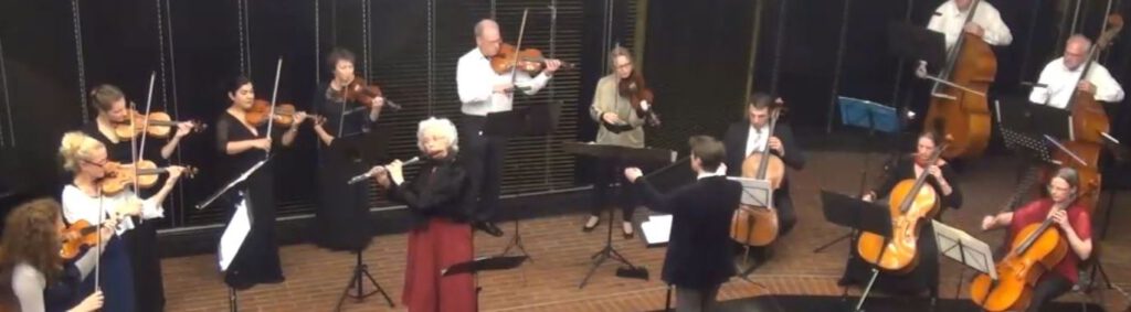 Kathleen Baker spielt das Distelfink-Konzert von Vivaldi mit dem Yachad Chamber Orchestra