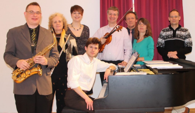 Neue Musik mit Guido Neumann und Michael Krischak. Dr. Roman Salyutov, Klavier.