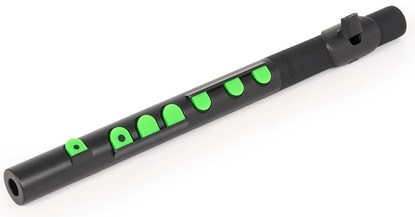 Flöte NUVO TooT 2.0, schwarz-grün, mit Klappen